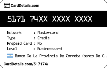 Card Details: 517174