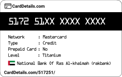 Card Details: 517251