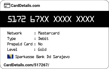 Card Details: 517267