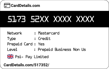 Card Details: 517352