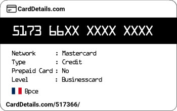 Card Details: 517366