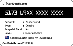 Card Details: 517369