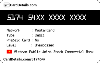Card Details: 517454
