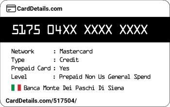 Card Details: 517504