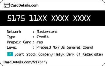 Card Details: 517511