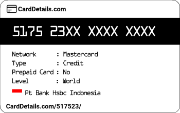 Card Details: 517523
