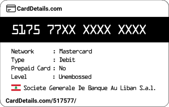 Card Details: 517577