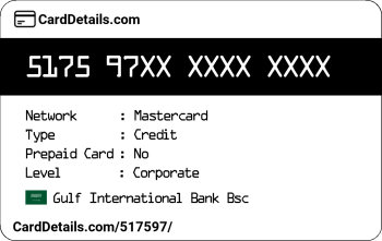 Card Details: 517597