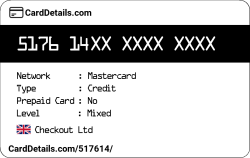 Card Details: 517614