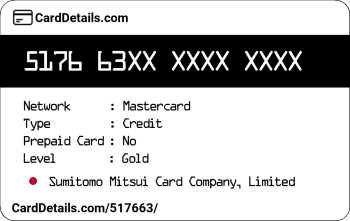 Card Details: 517663