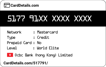 Card Details: 517791