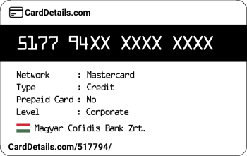 Card Details: 517794