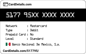 Card Details: 517795