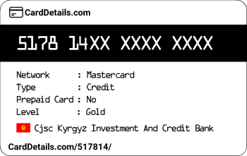 Card Details: 517814