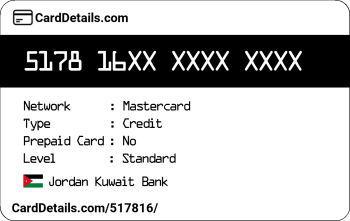 Card Details: 517816