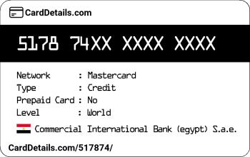 Card Details: 517874