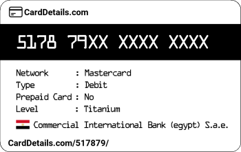 Card Details: 517879