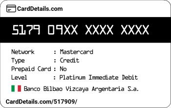 Card Details: 517909