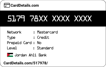 Card Details: 517978