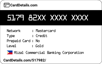 Card Details: 517982