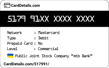 Card Details: 517991