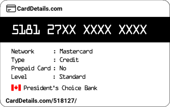 Card Details: 518127