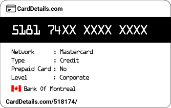 Card Details: 518174