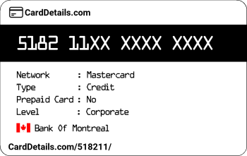 Card Details: 518211