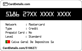Card Details: 518627