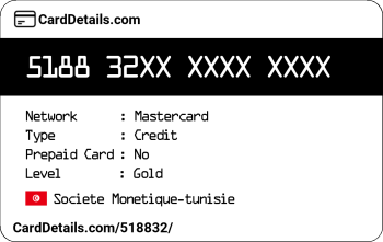 Card Details: 518832