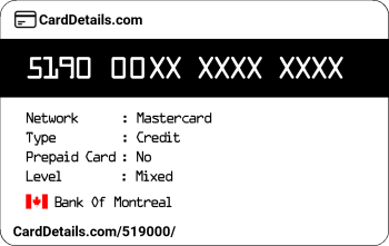Card Details: 519000