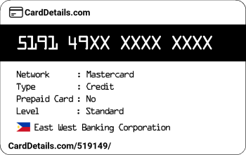 Card Details: 519149
