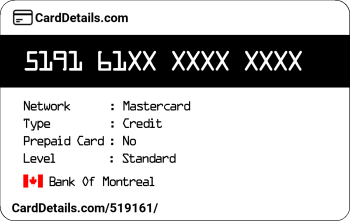 Card Details: 519161