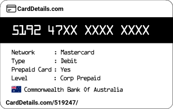 Card Details: 519247
