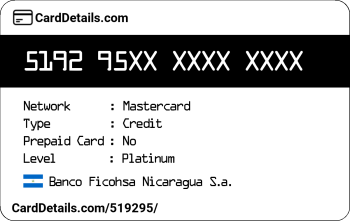Card Details: 519295