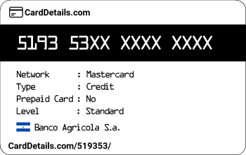 Card Details: 519353