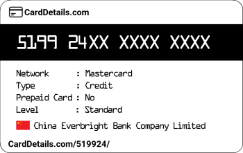 Card Details: 519924