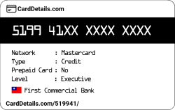 Card Details: 519941