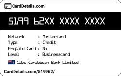 Card Details: 519962