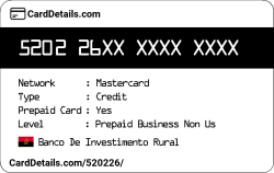 Card Details: 520226