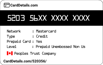 Card Details: 520356