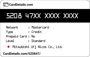 Card Details: 520847