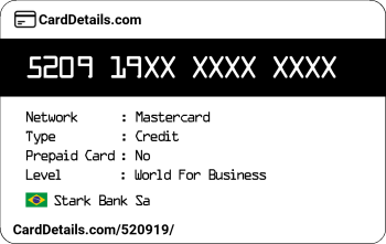 Card Details: 520919