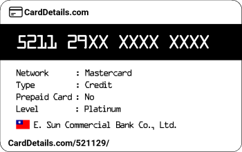 Card Details: 521129