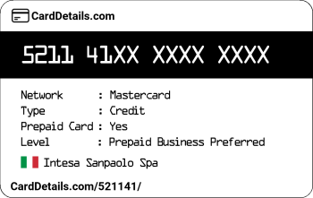 Card Details: 521141