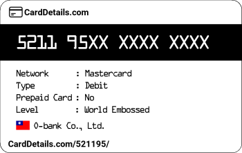 Card Details: 521195