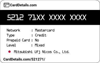 Card Details: 521271