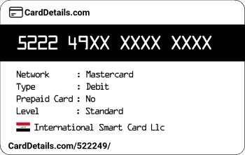 Card Details: 522249