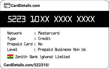 Card Details: 522310