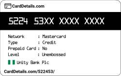 Card Details: 522453